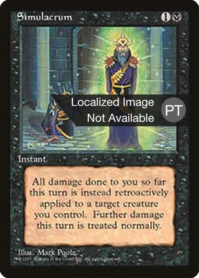 Simulacrum [Fourth Edition (Foreign Black Border)] | L.A. Mood Comics and Games