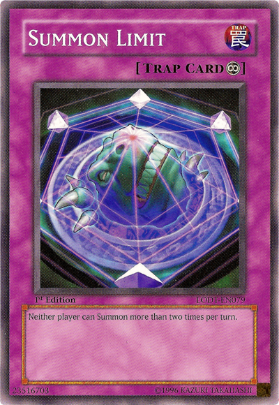 Summon Limit [LODT-EN079] Common | L.A. Mood Comics and Games