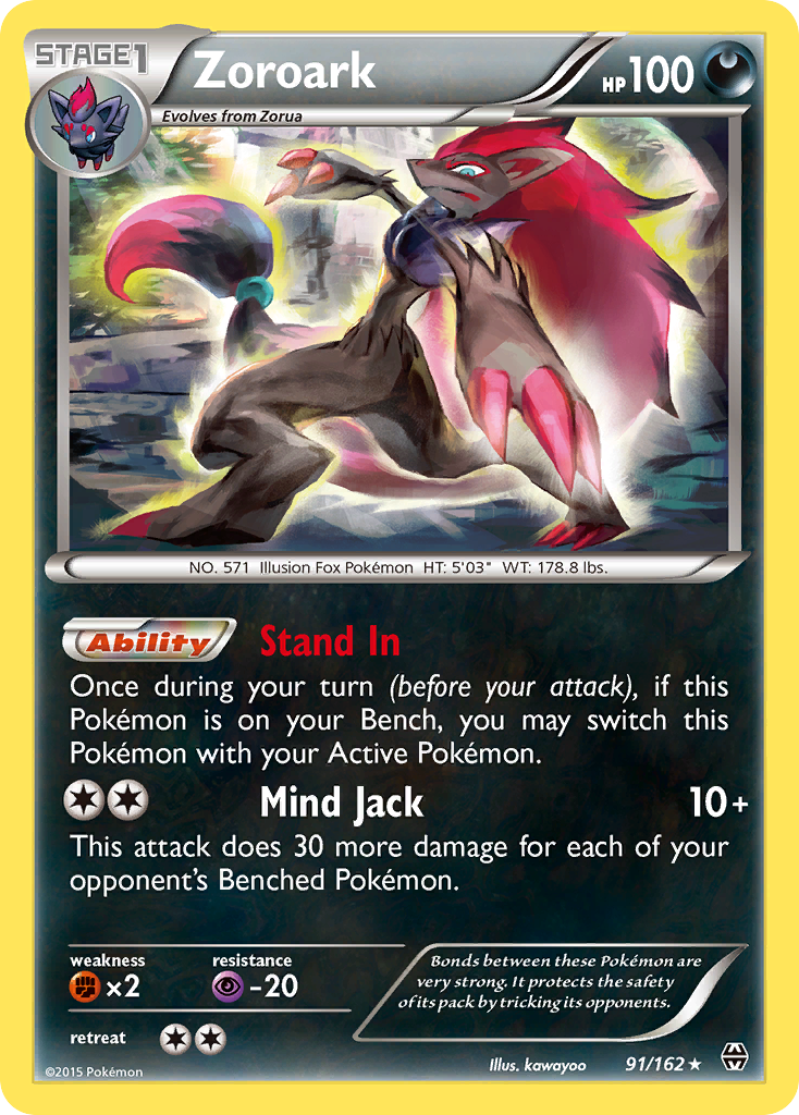 Zoroark (91/162) [XY: BREAKthrough] | L.A. Mood Comics and Games