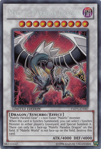Malefic Paradox Dragon [YMP1-EN007] Secret Rare | L.A. Mood Comics and Games