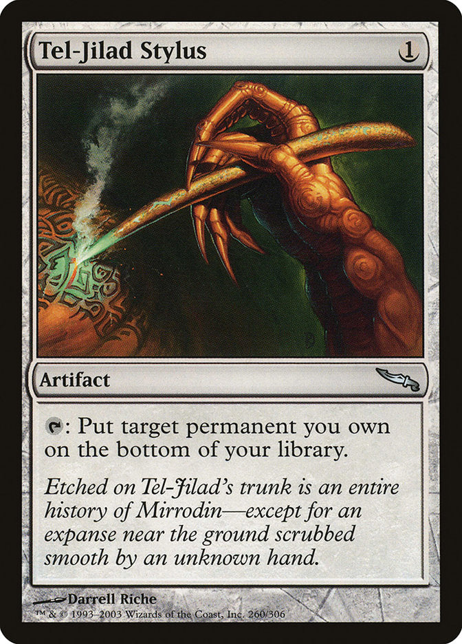 Tel-Jilad Stylus [Mirrodin] | L.A. Mood Comics and Games