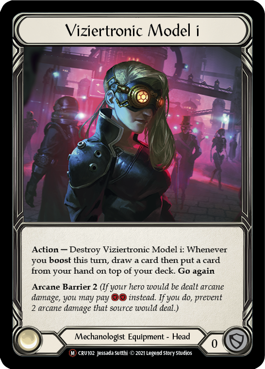Viziertronic Model i [U-CRU102] (Crucible of War Unlimited)  Unlimited Rainbow Foil | L.A. Mood Comics and Games