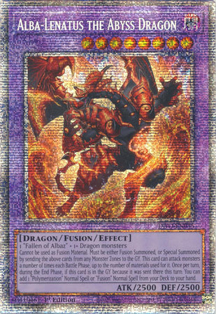Alba-Lenatus the Abyss Dragon [DIFO-EN035] Starlight Rare | L.A. Mood Comics and Games