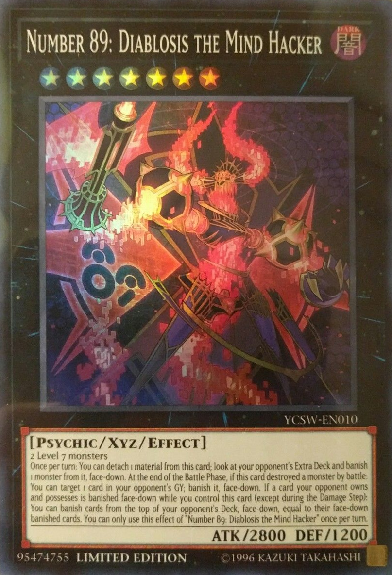 Number 89: Diablosis the Mind Hacker [YCSW-EN010] Super Rare | L.A. Mood Comics and Games