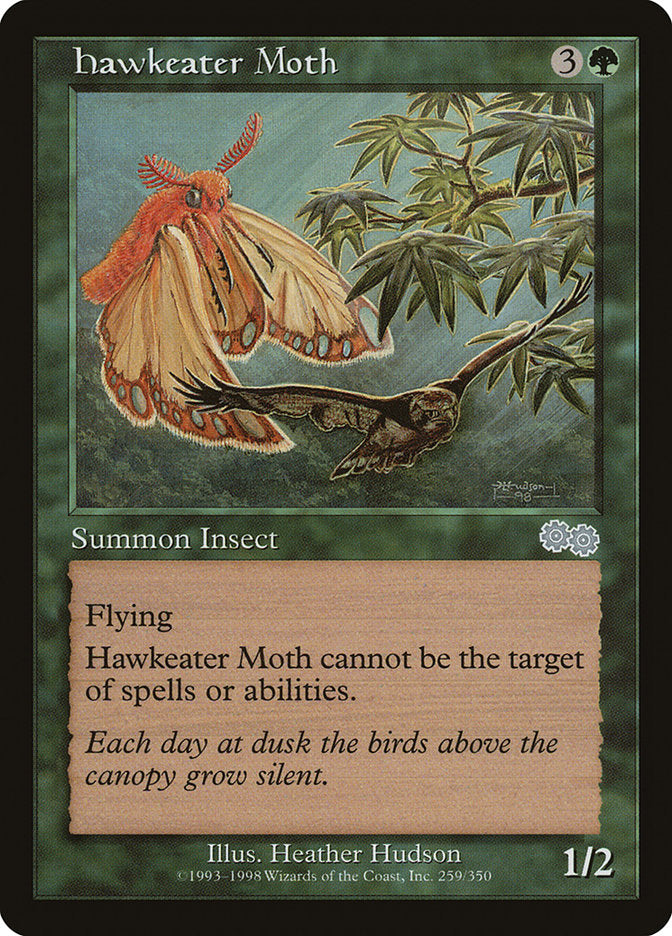 Hawkeater Moth [Urza's Saga] | L.A. Mood Comics and Games