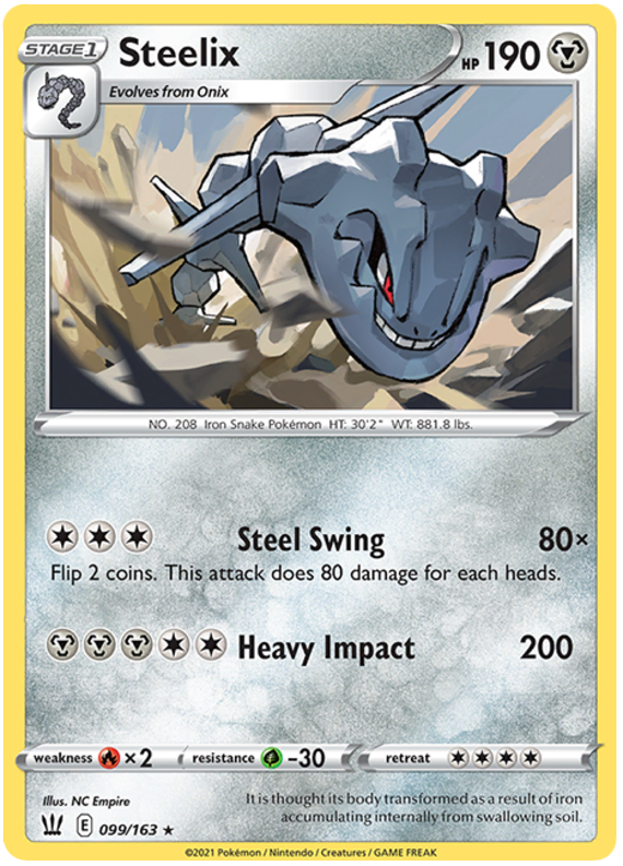 Steelix (099/163) [Sword & Shield: Battle Styles] | L.A. Mood Comics and Games