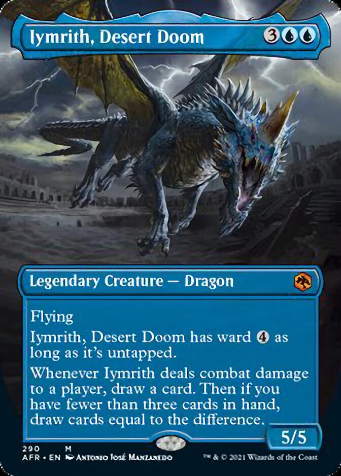 Iymrith, Desert Doom (Borderless Alternate Art) [Dungeons & Dragons: Adventures in the Forgotten Realms] | L.A. Mood Comics and Games