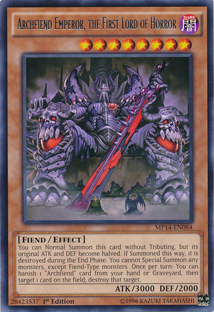 Archfiend Emperor, the First Lord of Horror [MP14-EN084] Rare | L.A. Mood Comics and Games