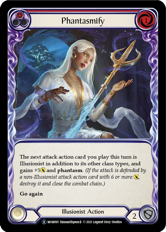 Phantasmify (Red) [U-MON095-RF] (Monarch Unlimited)  Unlimited Rainbow Foil | L.A. Mood Comics and Games