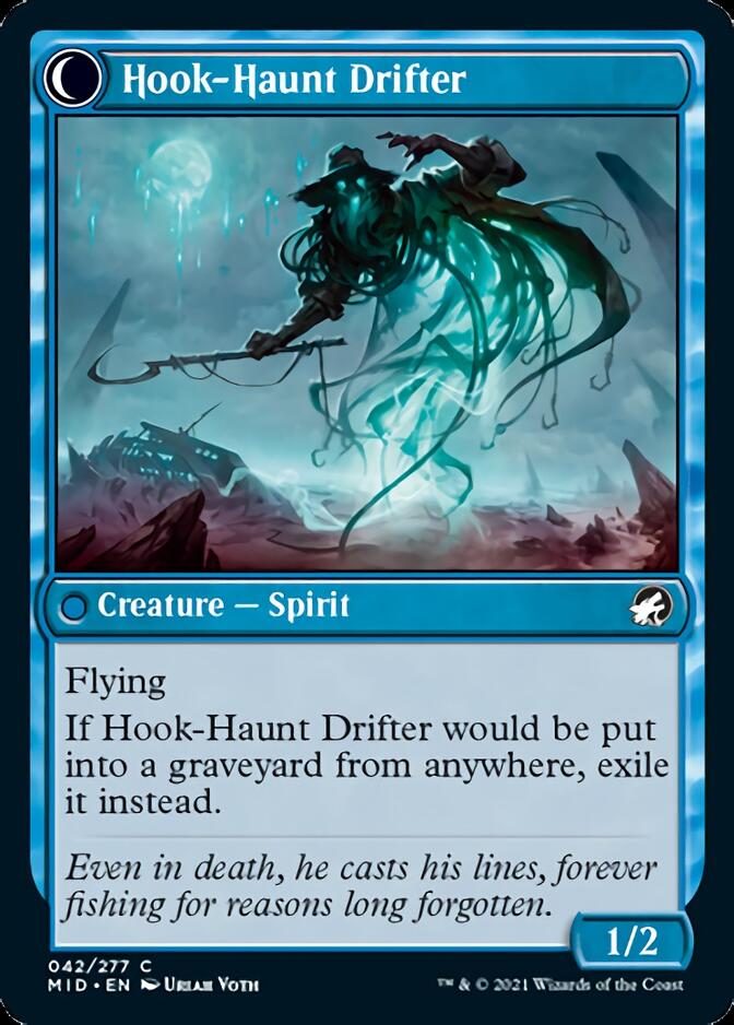 Baithook Angler // Hook-Haunt Drifter [Innistrad: Midnight Hunt] | L.A. Mood Comics and Games