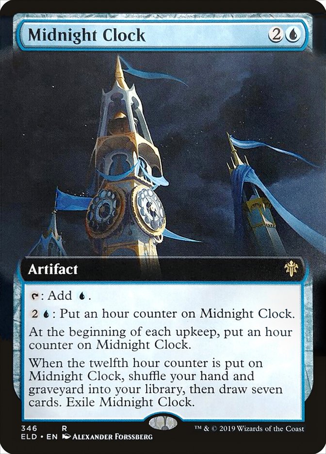 Midnight Clock (Extended Art) [Throne of Eldraine] | L.A. Mood Comics and Games