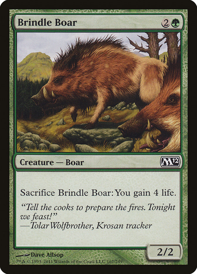 Brindle Boar [Magic 2012] | L.A. Mood Comics and Games
