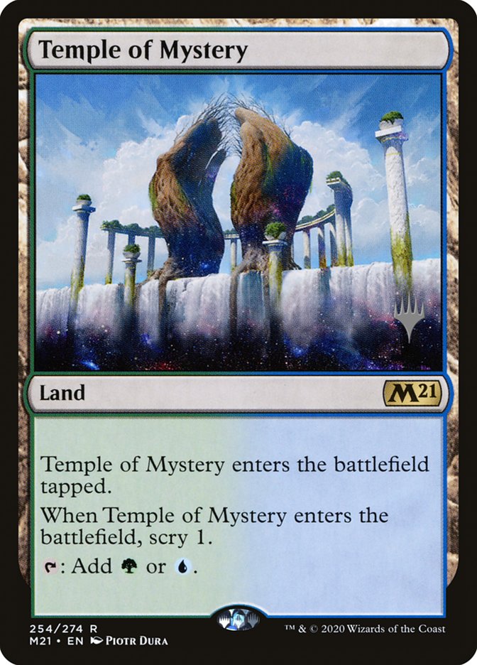 Temple of Mystery (Promo Pack) [Core Set 2021 Promos] | L.A. Mood Comics and Games