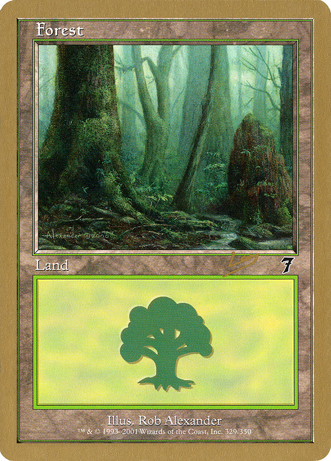 Forest (rl329) (Raphael Levy) [World Championship Decks 2002] | L.A. Mood Comics and Games