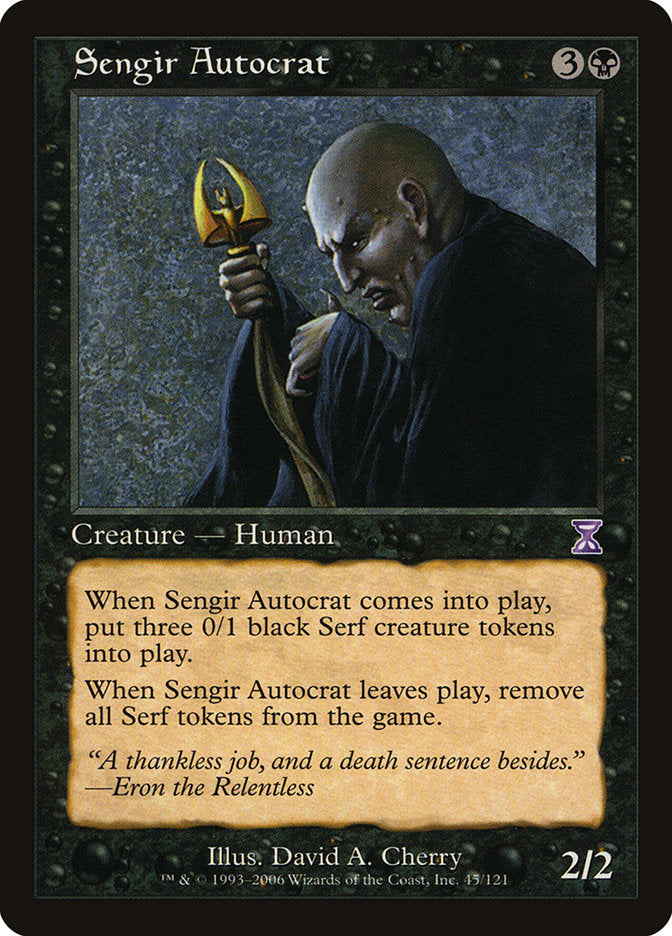 Sengir Autocrat [Time Spiral Timeshifted] | L.A. Mood Comics and Games