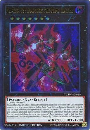 Number 89: Diablosis the Mind Hacker [YCSW-EN010] Ultra Rare | L.A. Mood Comics and Games