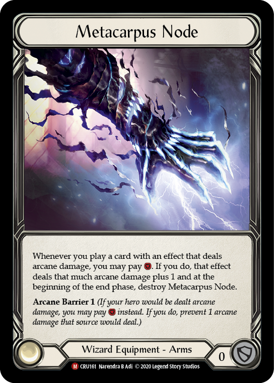 Metacarpus Node [CRU161] (Crucible of War)  1st Edition Cold Foil | L.A. Mood Comics and Games
