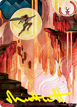 Thrill of Possibility Art Card (Gold-Stamped Signature) [Strixhaven: School of Mages Art Series] | L.A. Mood Comics and Games