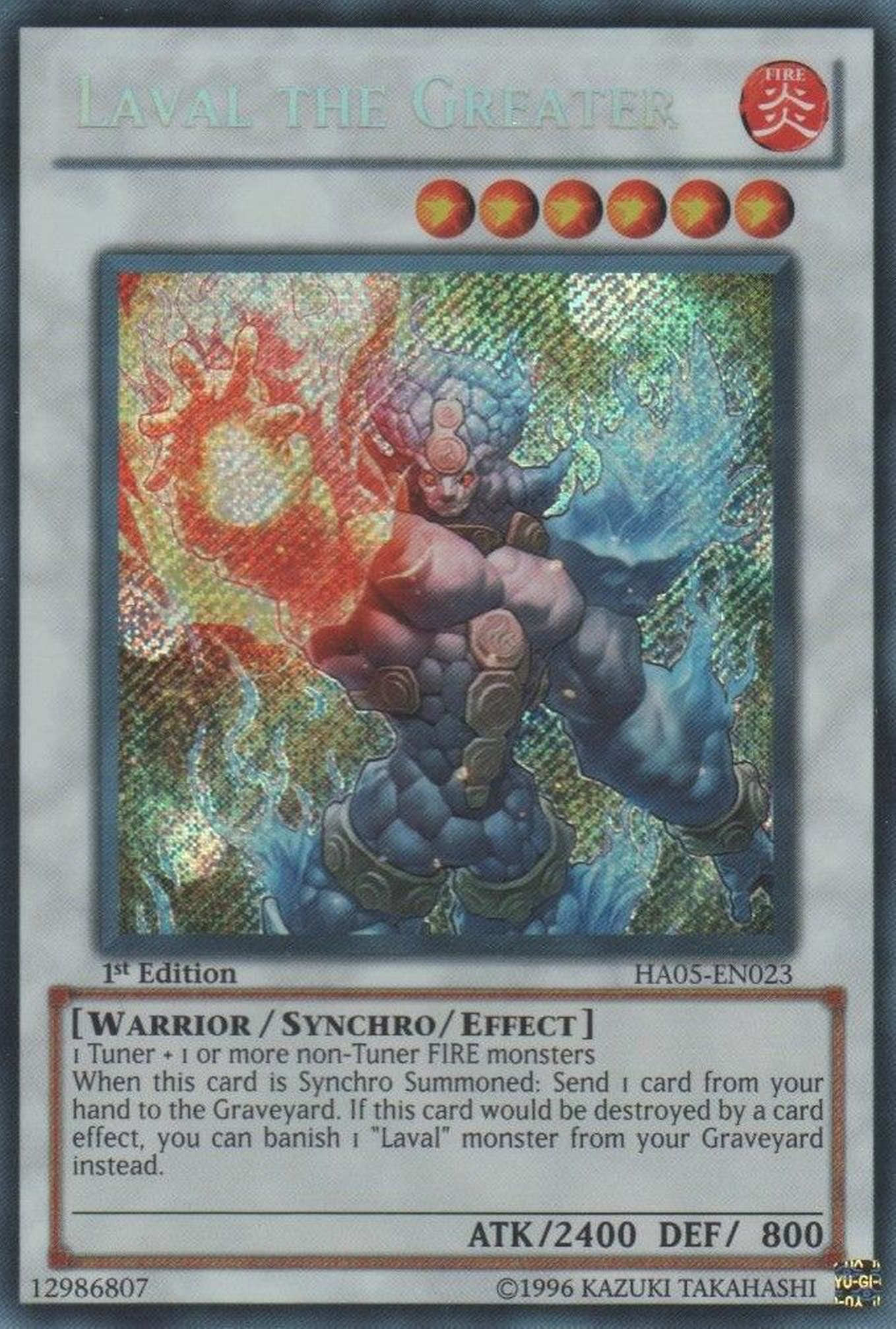 Laval the Greater [HA05-EN023] Secret Rare | L.A. Mood Comics and Games