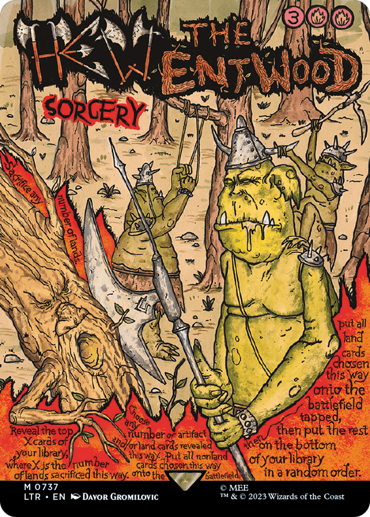 Hew the Entwood (Borderless Poster) [The Lord of the Rings: Tales of Middle-Earth] | L.A. Mood Comics and Games