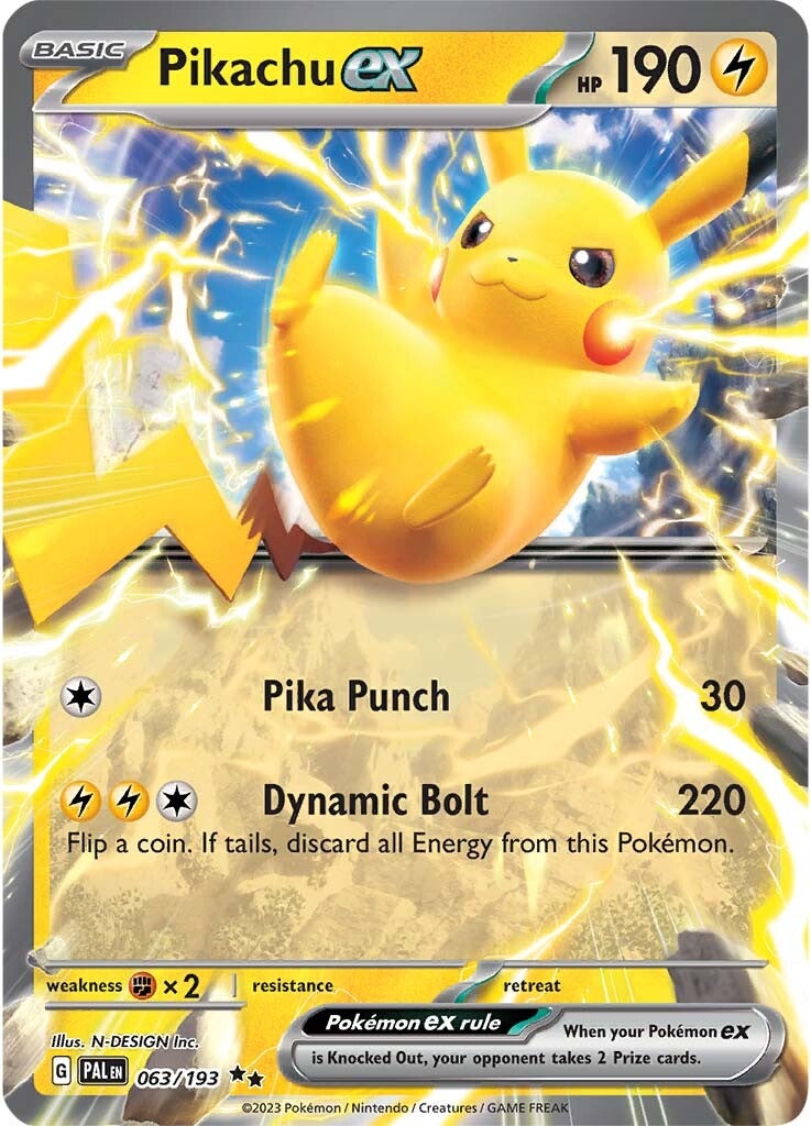 Pikachu ex (063/193) [Scarlet & Violet: Paldea Evolved] | L.A. Mood Comics and Games