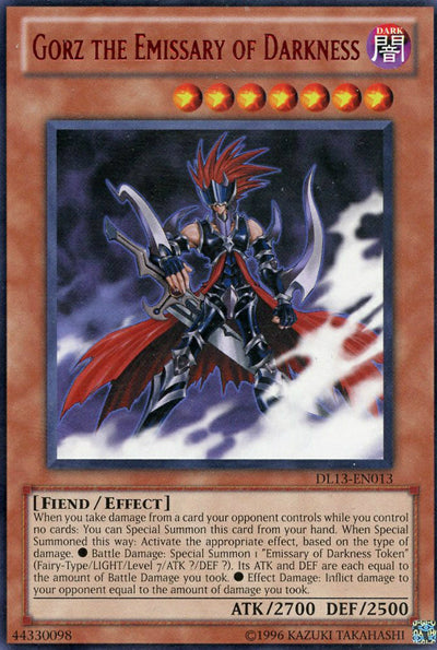Gorz the Emissary of Darkness (Red) [DL13-EN013] Rare | L.A. Mood Comics and Games