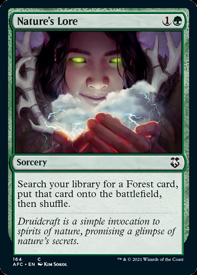 Nature's Lore [Dungeons & Dragons: Adventures in the Forgotten Realms Commander] | L.A. Mood Comics and Games