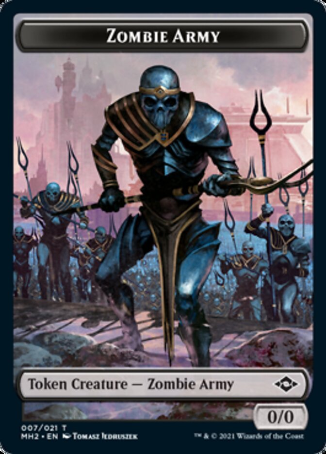 Zombie Army Token [Modern Horizons 2 Tokens] | L.A. Mood Comics and Games