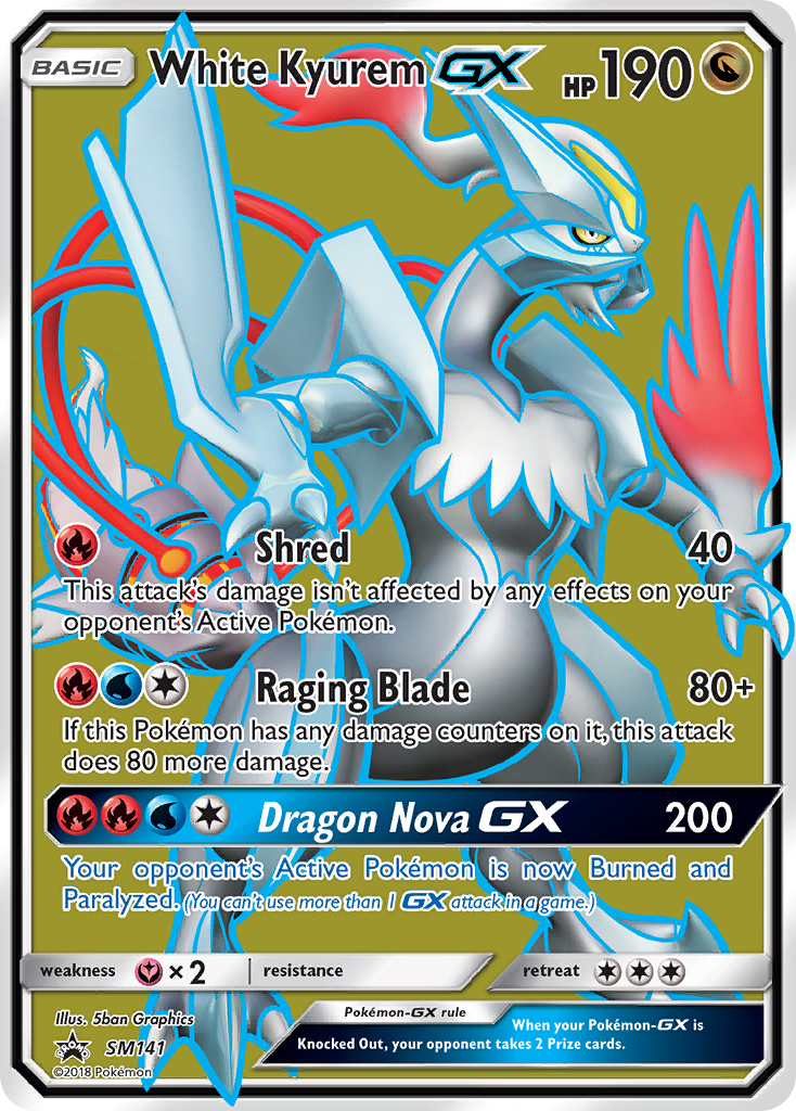 White Kyurem GX (SM141) [Sun & Moon: Black Star Promos] | L.A. Mood Comics and Games