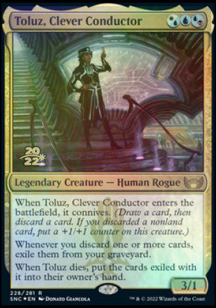 Toluz, Clever Conductor [Streets of New Capenna Prerelease Promos] | L.A. Mood Comics and Games
