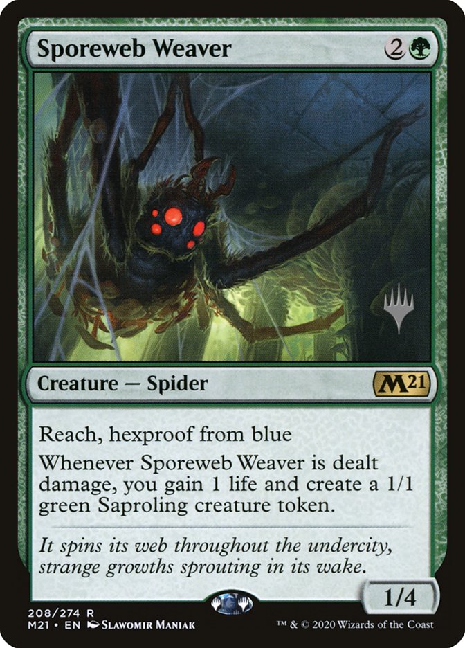 Sporeweb Weaver (Promo Pack) [Core Set 2021 Promos] | L.A. Mood Comics and Games
