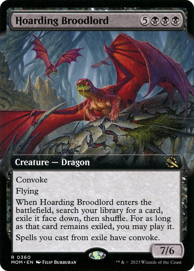 Hoarding Broodlord (Extended Art) [March of the Machine] | L.A. Mood Comics and Games