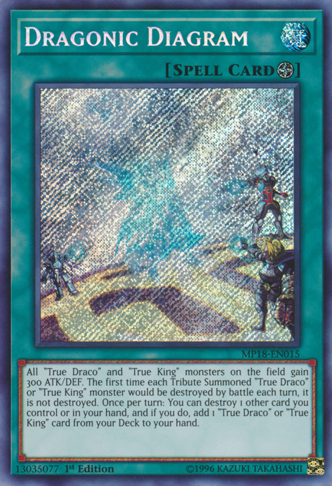 Dragonic Diagram [MP18-EN015] Secret Rare | L.A. Mood Comics and Games
