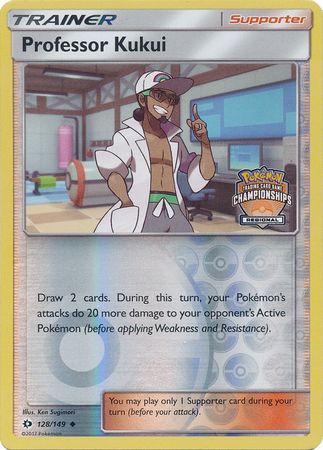 Professor Kukui (128/149) (Regional Championship Promo) [Sun & Moon: Base Set] | L.A. Mood Comics and Games