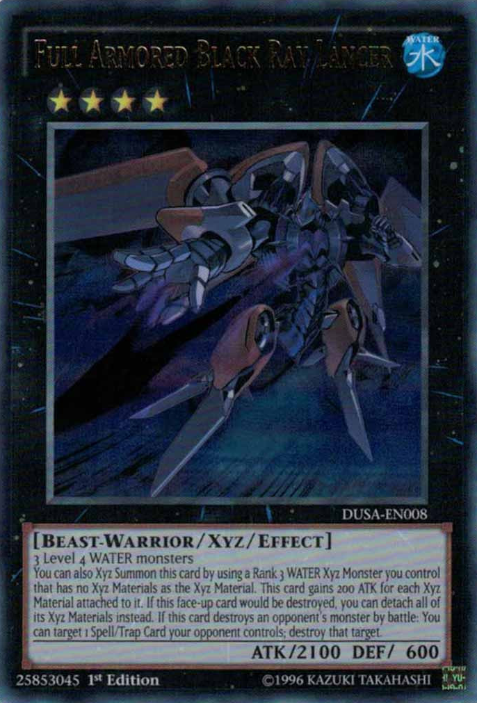 Full Armored Black Ray Lancer [DUSA-EN008] Ultra Rare | L.A. Mood Comics and Games