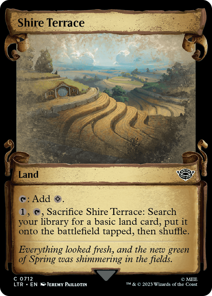 Shire Terrace [The Lord of the Rings: Tales of Middle-Earth Showcase Scrolls] | L.A. Mood Comics and Games