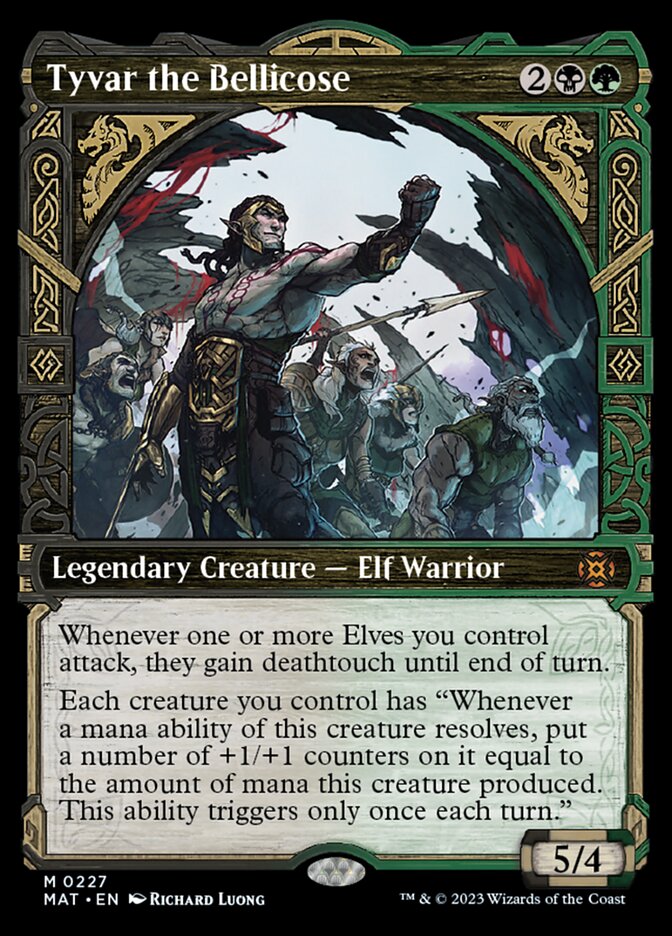 Tyvar the Bellicose (Showcase Halo Foil) [March of the Machine: The Aftermath] | L.A. Mood Comics and Games