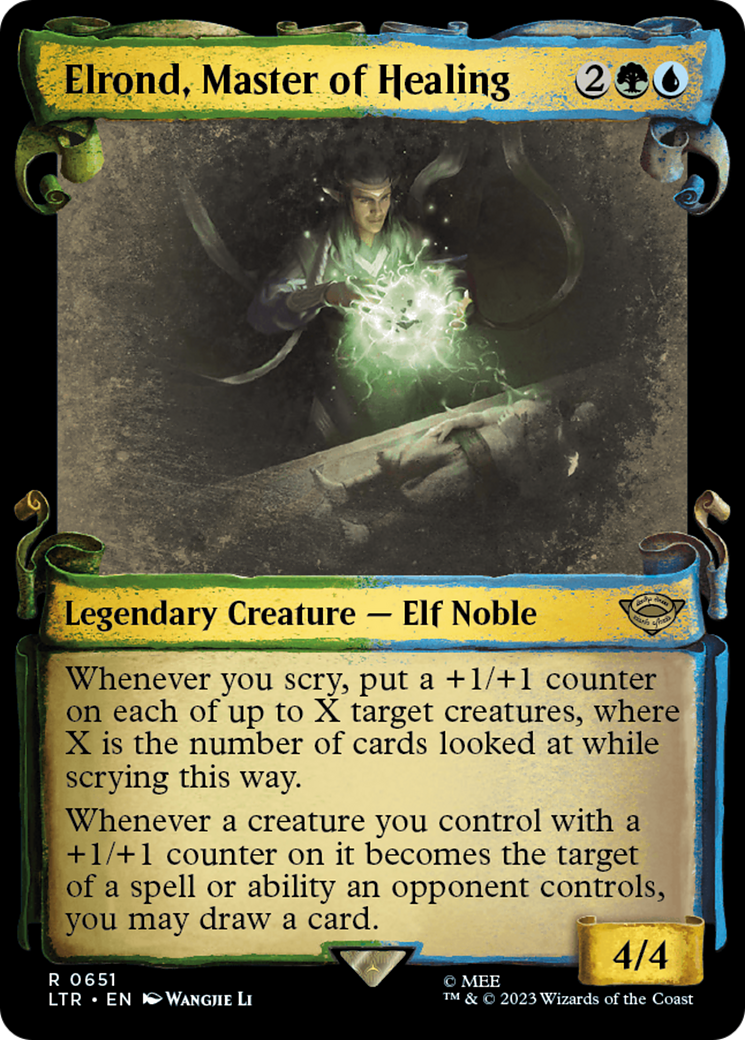 Elrond, Master of Healing [The Lord of the Rings: Tales of Middle-Earth Showcase Scrolls] | L.A. Mood Comics and Games