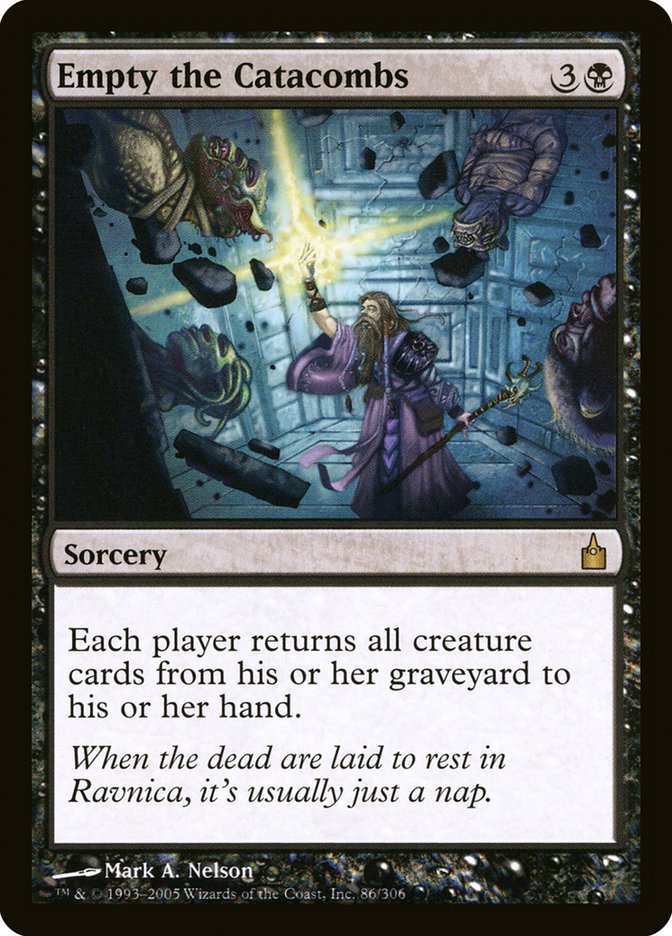 Empty the Catacombs [Ravnica: City of Guilds] | L.A. Mood Comics and Games