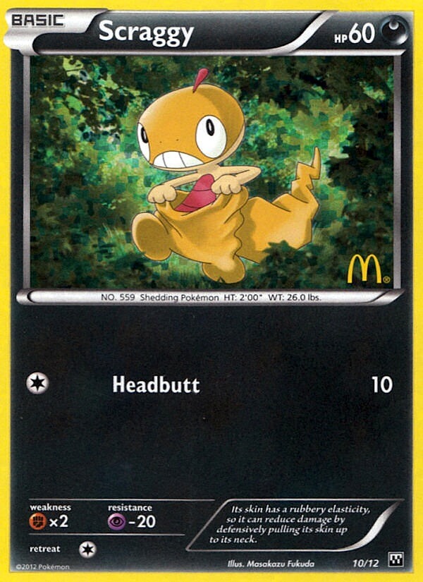 Scraggy (10/12) [McDonald's Promos: 2012 Collection] | L.A. Mood Comics and Games