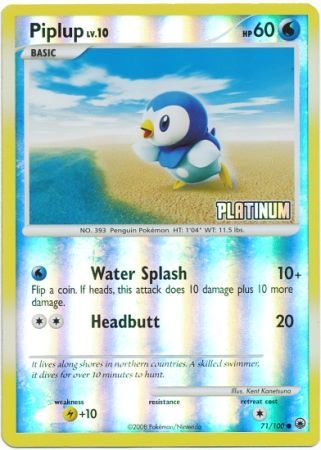 Piplup (71/100) [Burger King Promos: 2009 Collection] | L.A. Mood Comics and Games