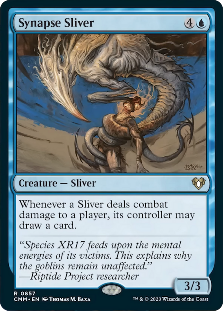 Synapse Sliver [Commander Masters] | L.A. Mood Comics and Games