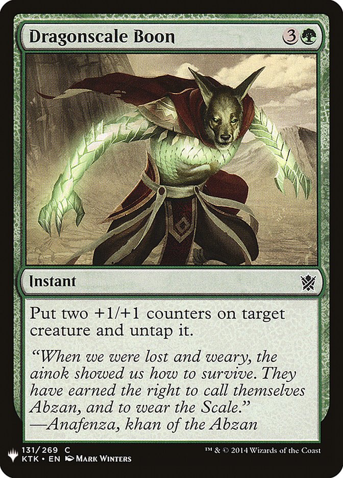 Dragonscale Boon [Mystery Booster] | L.A. Mood Comics and Games