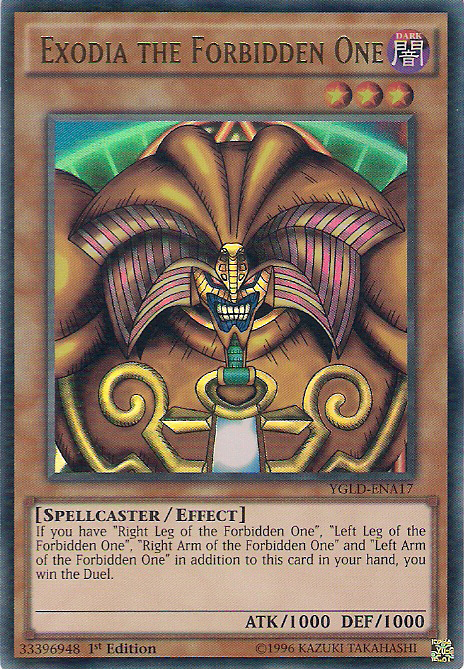 Exodia the Forbidden One [YGLD-ENA17] Ultra Rare | L.A. Mood Comics and Games