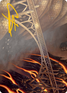 Rustvale Bridge Art Card (Gold-Stamped Signature) [Modern Horizons 2 Art Series] | L.A. Mood Comics and Games