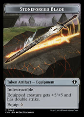 Eldrazi Scion // Stoneforged Blade Double-Sided Token [Commander Masters Tokens] | L.A. Mood Comics and Games