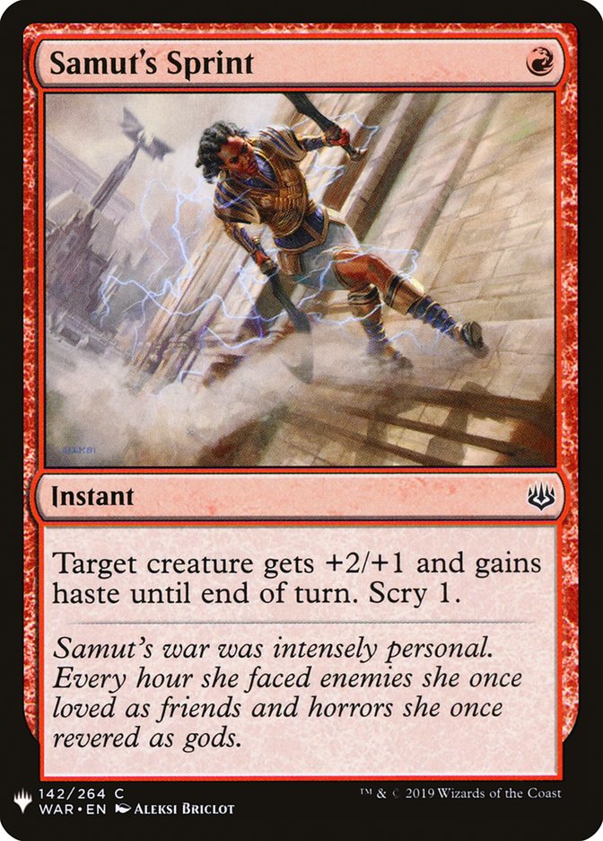 Samut's Sprint [Mystery Booster] | L.A. Mood Comics and Games