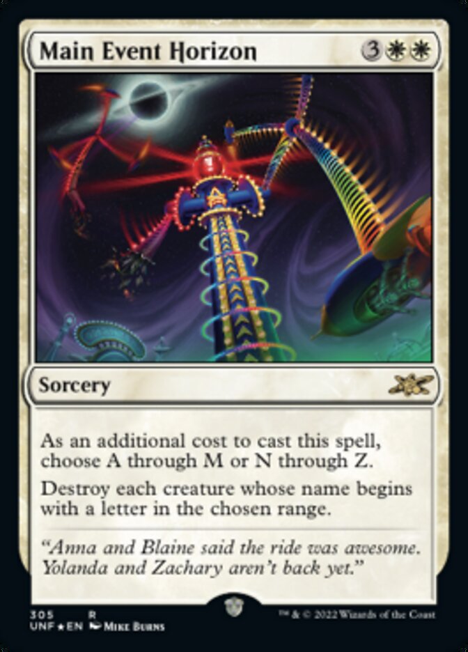 Main Event Horizon (Galaxy Foil) [Unfinity] | L.A. Mood Comics and Games