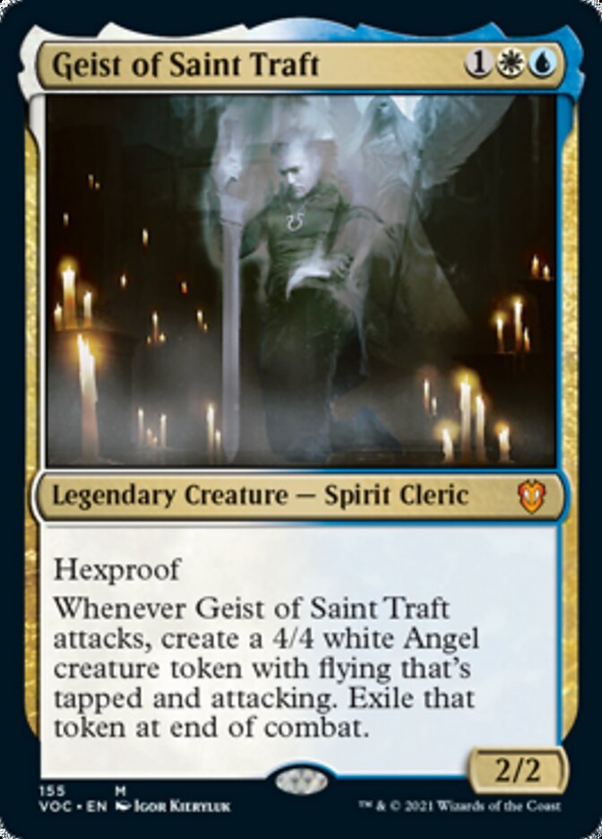 Geist of Saint Traft [Innistrad: Crimson Vow Commander] | L.A. Mood Comics and Games