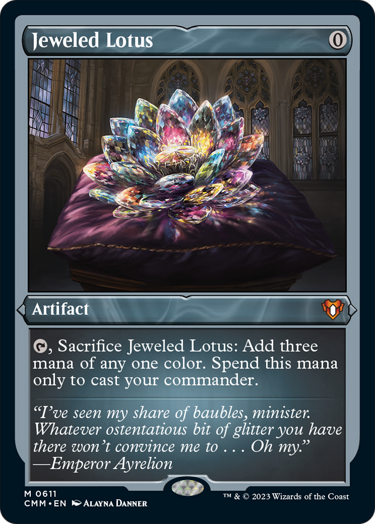Jeweled Lotus (Foil Etched) [Commander Masters] | L.A. Mood Comics and Games